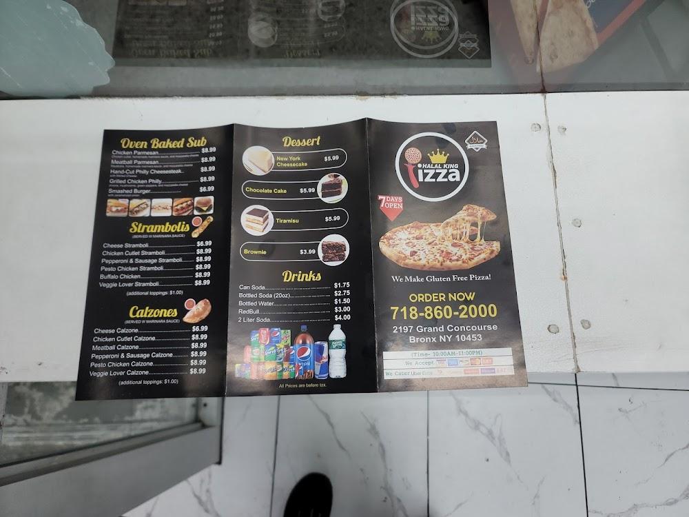Halal King Pizza Menu image 3